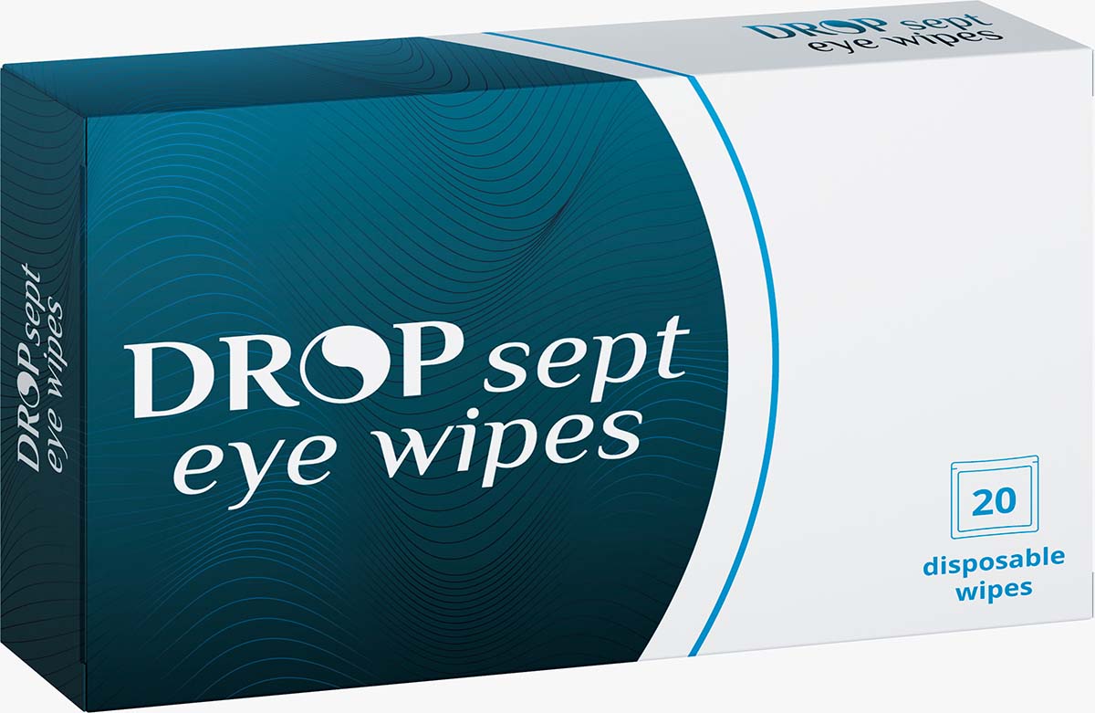 DROPsept eye wipes